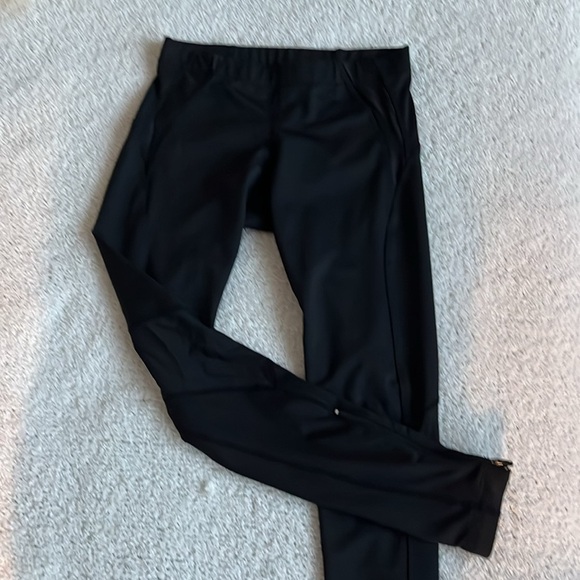 Road Runner Womens Pro Velocity Running Leggings Black Stretch Size XSP - Picture 4 of 7